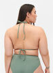 Triangle bikini bra, Green, Model image number 1