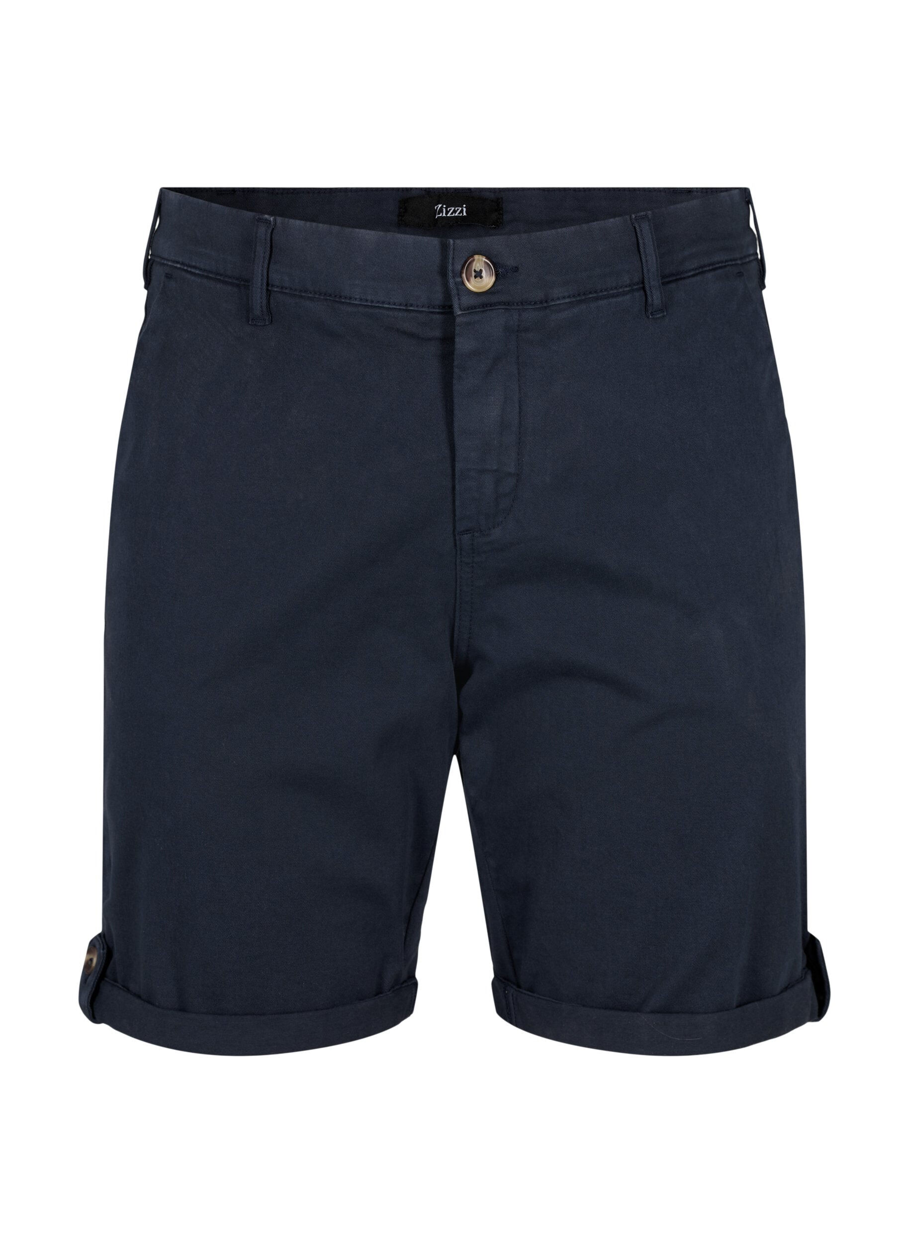 Zizzifashion Chino shorts with pockets, Navy Blazer, Packshot image number 0