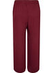 Trousers with textured stripes and straight legs, Red, Packshot image number 1