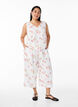 Culotte trousers with print, White, Model image number 0