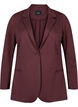 Simple blazer with button closure, Dark Bordeaux, Packshot image number 0