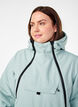 Functional ski anorak with hood, Green, Model image number 5