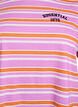 Cotton T-shirt with stripes, Pink, Packshot image number 2