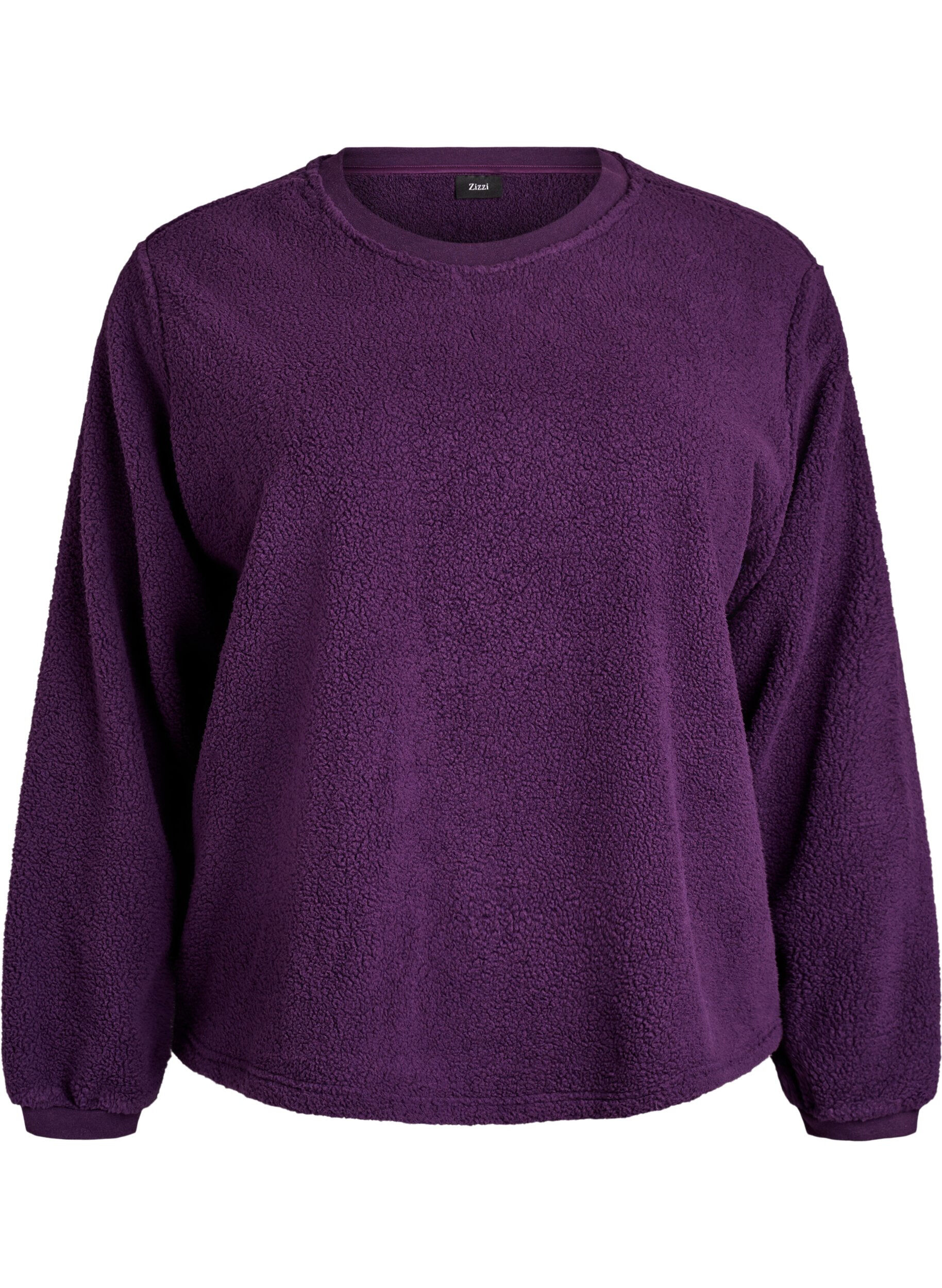 Soft teddy fleece sweater