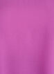 Blouse with short sleeves and a round neckline, Purple, Packshot image number 2