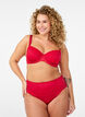 Tai briefs in lace and shiny microfiber, Red, Model image number 0