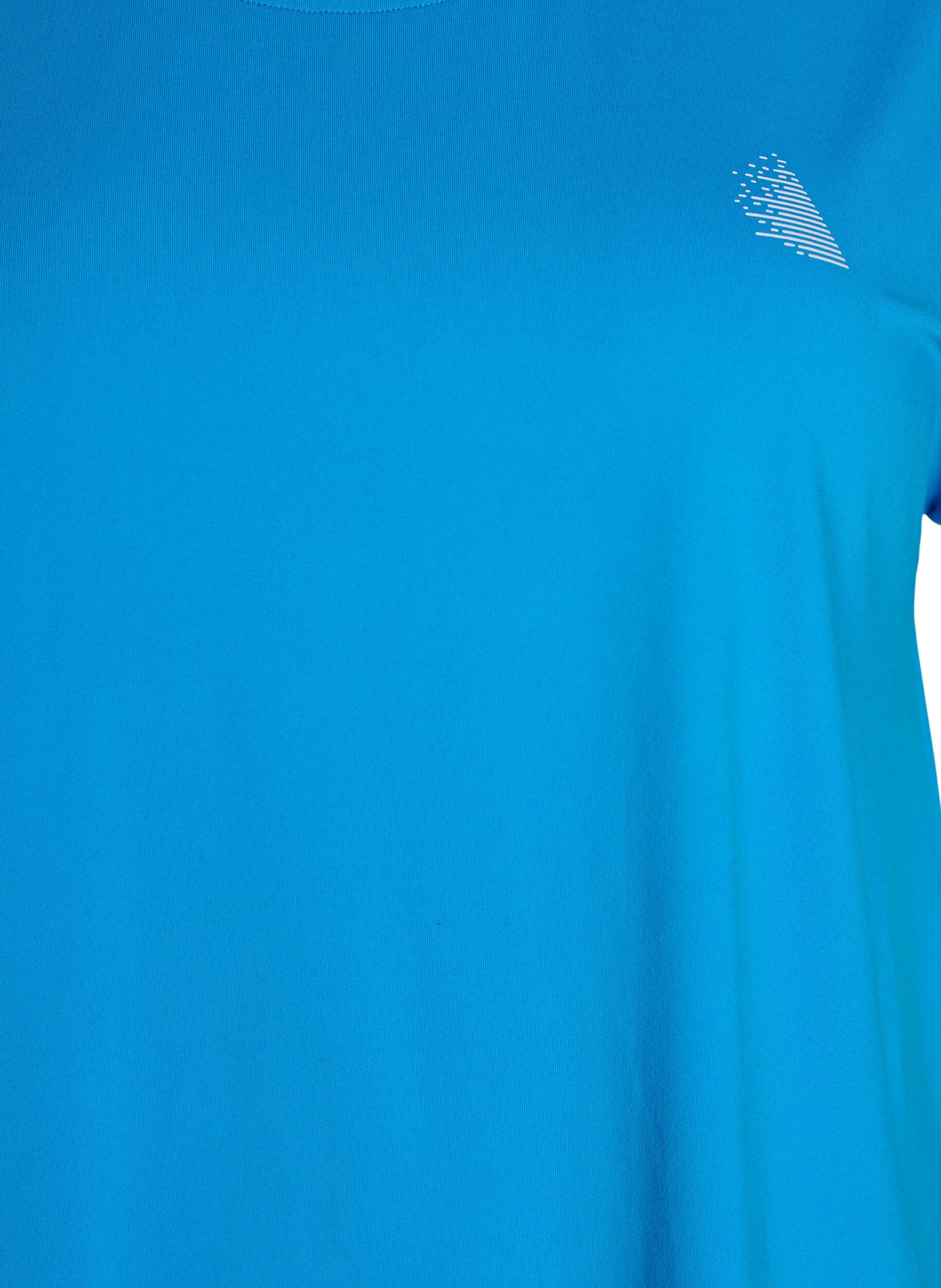 Zizzifashion Solid-coloured training T-shirt, Blue, Packshot image number 2