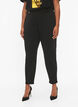 Trousers with pockets and decorative buttons, Black, Model image number 2