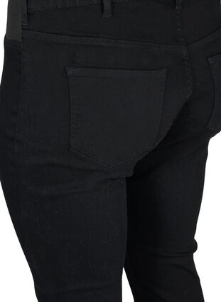 Super slim Amy jeans with elasticated waist, Black, Packshot image number 3
