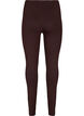 Basic viscose leggings, Brown, Packshot image number 1