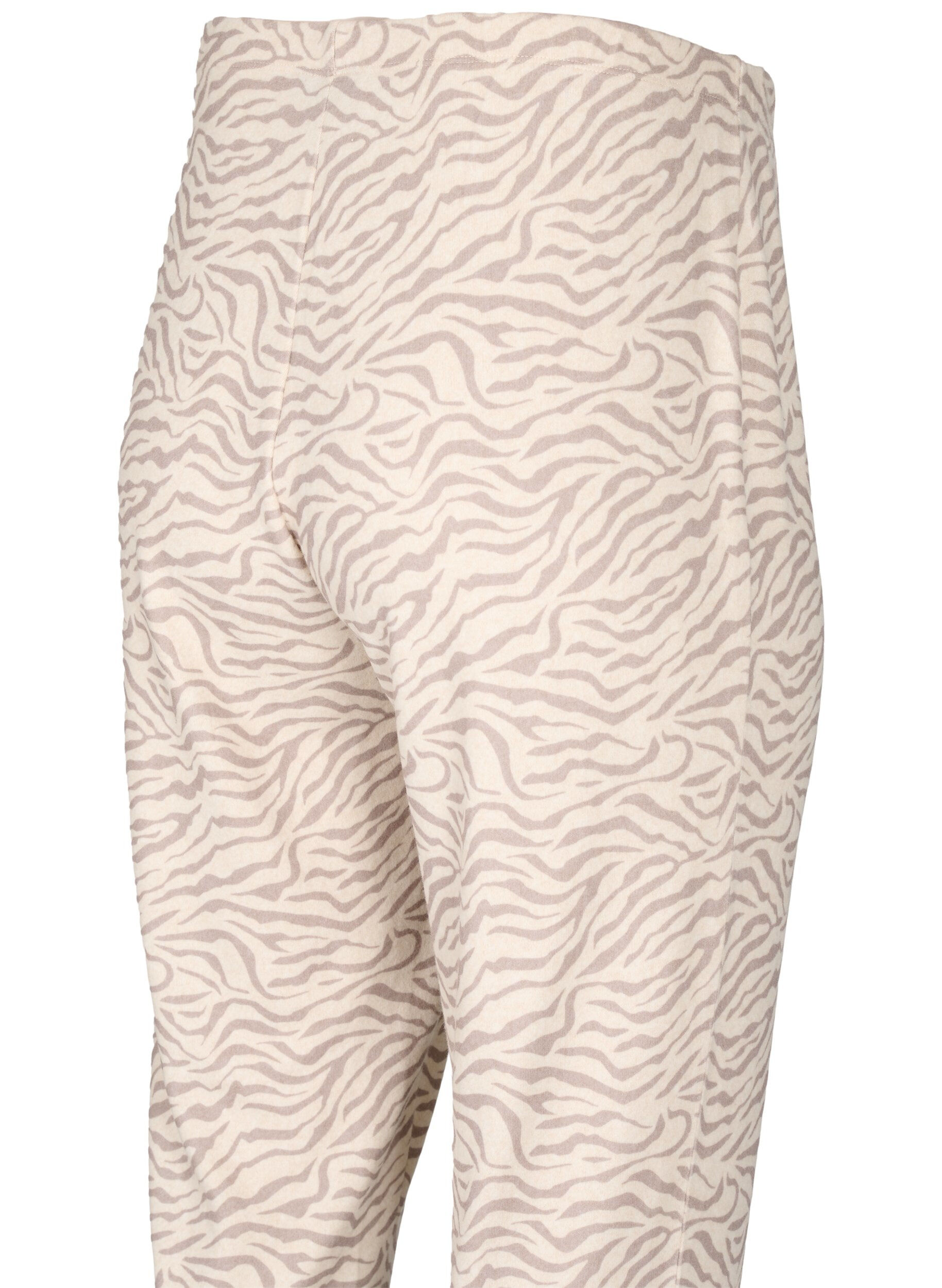 Zizzifashion Printed velour pants, Pink Tint AOP, Packshot image number 3