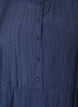 Short viscose dress with ruffle details, Blue, Packshot image number 2