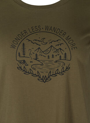T-shirt with print, Ivy Green WONDER, Packshot image number 2