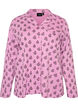 Cotton pyjama shirt with chest pocket, Rose, Packshot image number 0