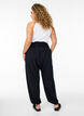 Loose-fitting harem trousers, Black, Model image number 1