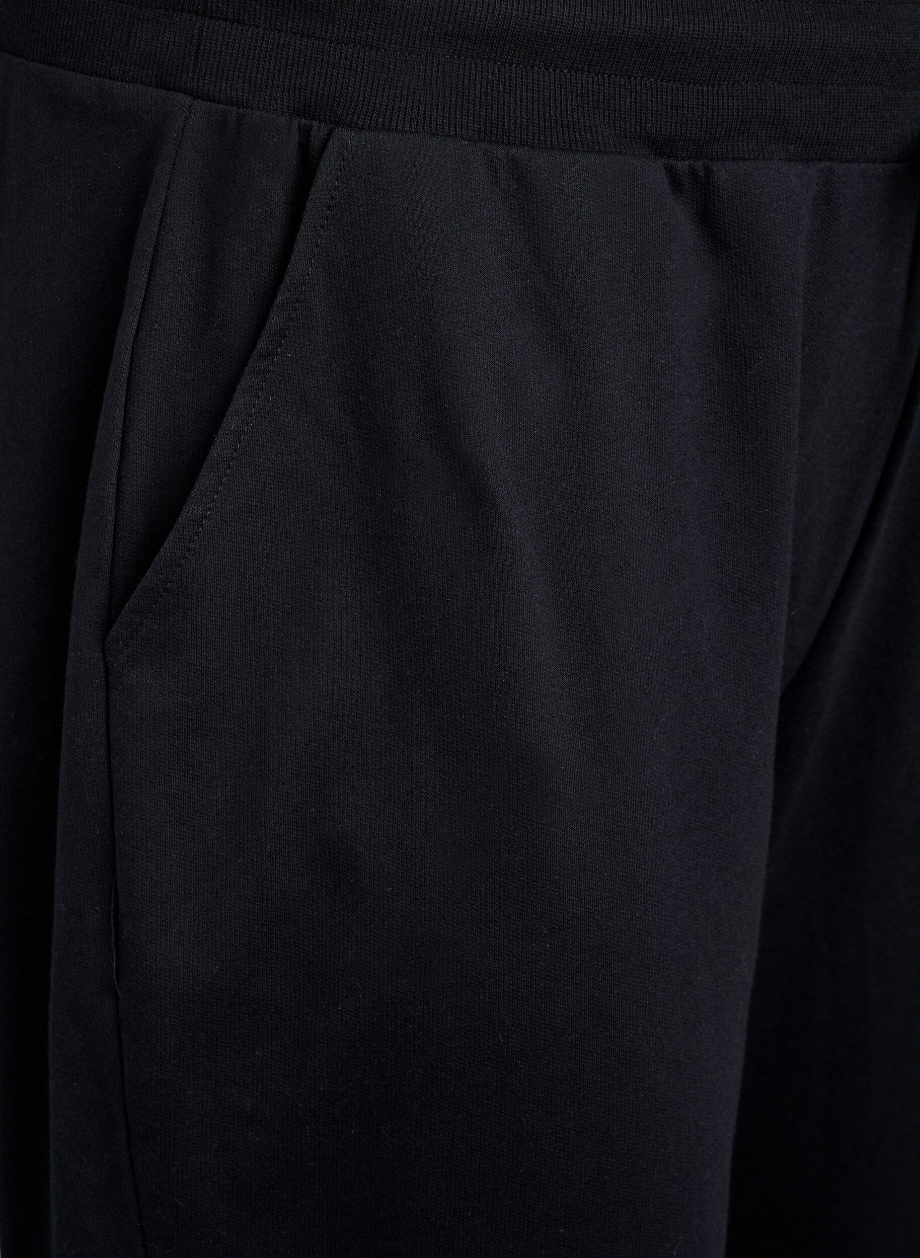 Zizzifashion Loose workout trousers with pockets, Black, Packshot image number 2