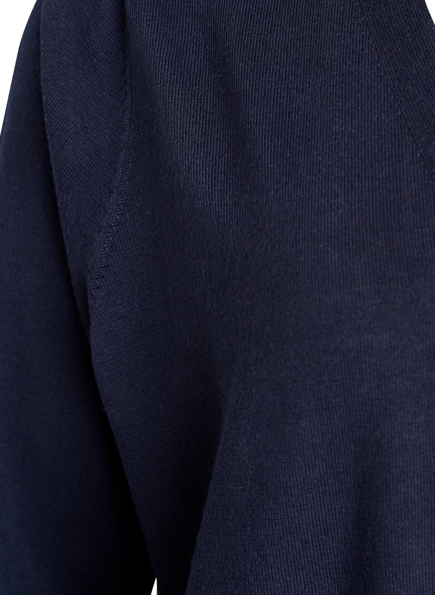 ZizzifashionLong, open cardigan with pockets, Blue, Packshot image number 3
