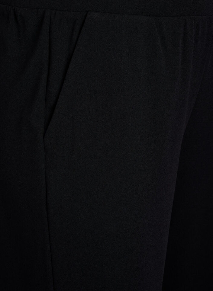 High-waisted knickers with a loose fit, Black, Packshot image number 2