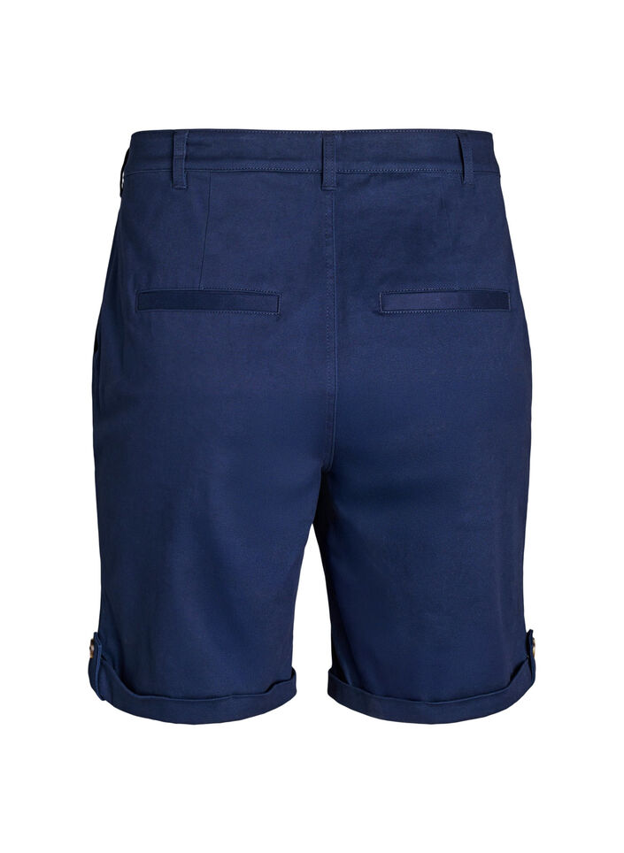 Chino shorts with pockets, Blue, Packshot image number 1