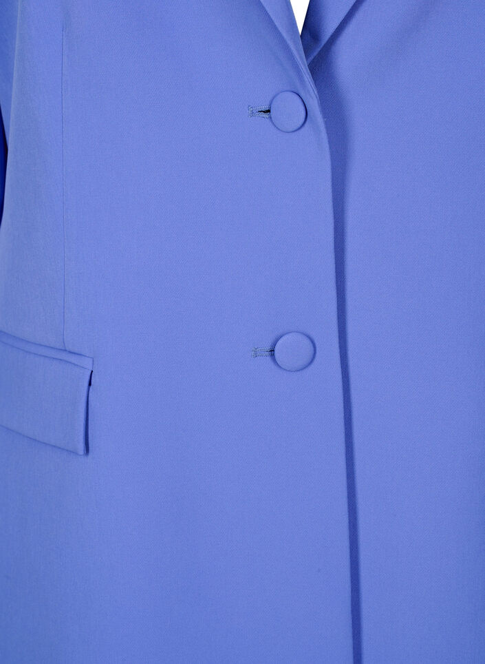 Classic blazer with button fastening, Wedgewood, Packshot image number 2