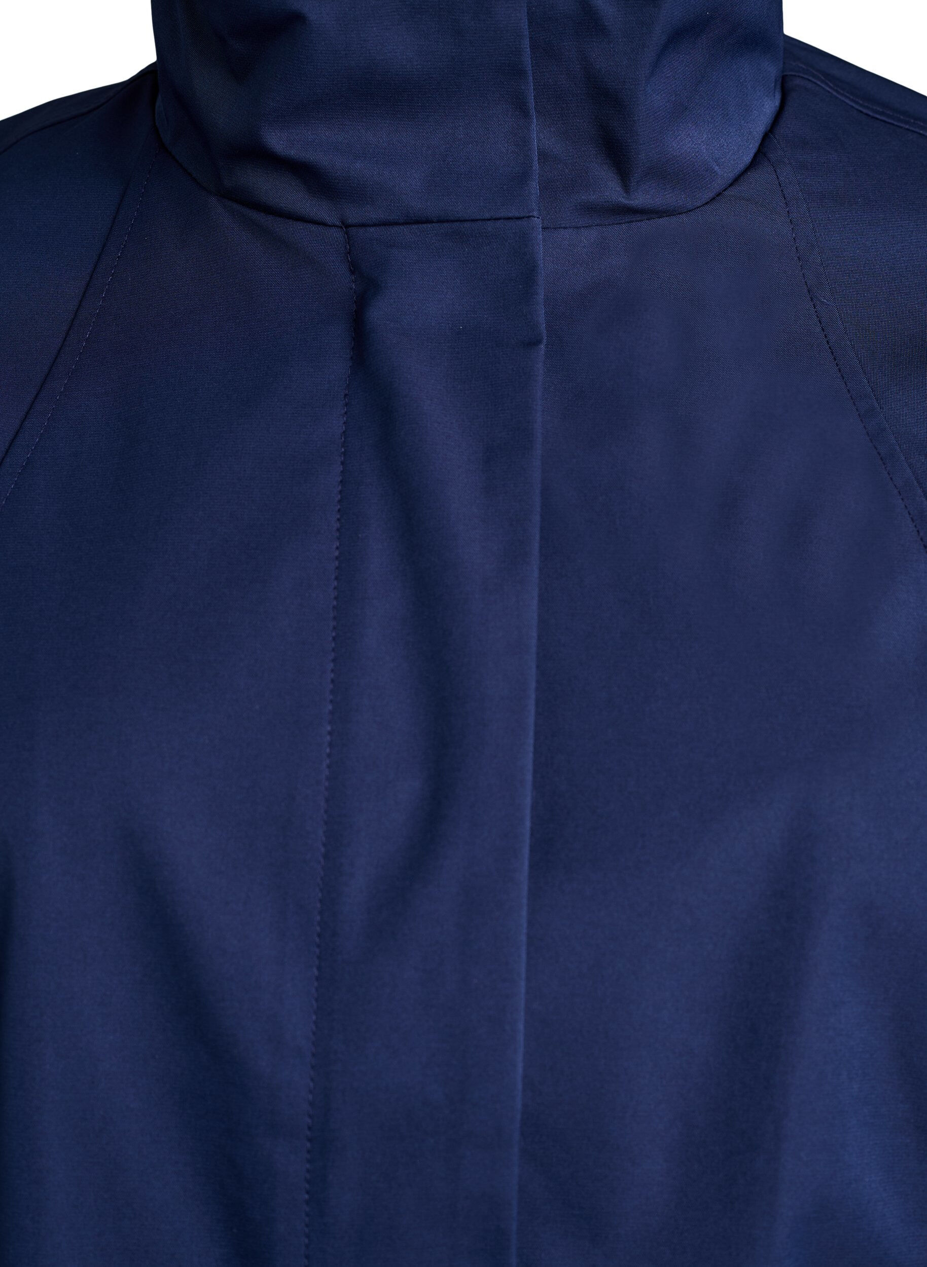 Zizzifashion Transitional jacket with pockets and a high collar, Blue, Packshot image number 2