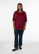 Loose T-shirt in viscose jersey, Red, Model image number 1