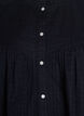 A-shaped tunic with short sleeves and buttons, Black, Packshot image number 2