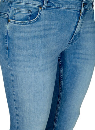 Slim fit Emily jeans with regular waist rise, Blue denim, Packshot image number 2
