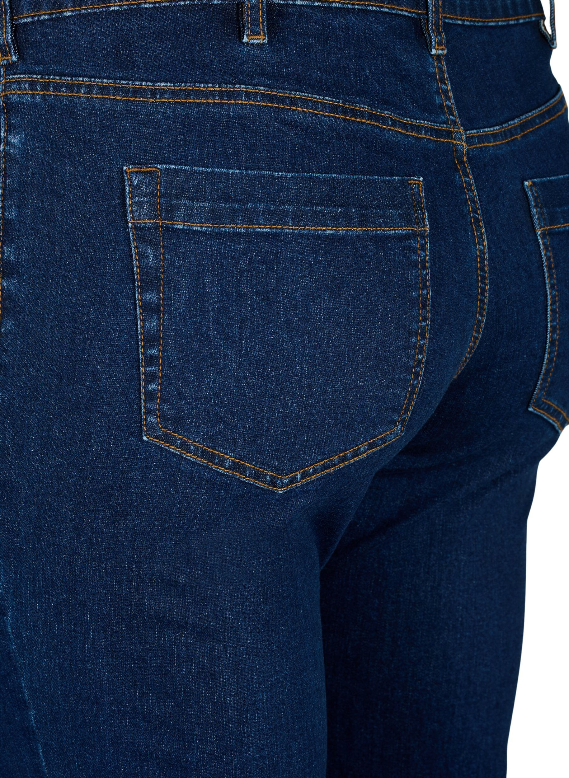 ZizzifashionSlim fit Emily jeans with regular waist, Blue, Packshot image number 3