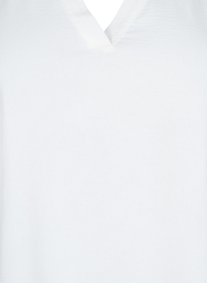 Blouse with 3/4 sleeves, Vanilla, Packshot image number 2