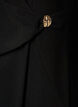 Jersey dress with draping and decorative buckle, Black, Packshot image number 3