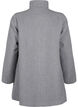 Short A-line coat, Light Grey Melange, Packshot image number 1