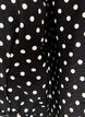 Shirt with dotted pattern and 3/4 sleeves, Black, Packshot image number 3