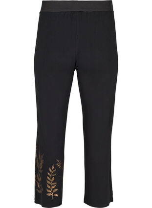 Sports trousers made from a viscose mix, Black, Packshot image number 1