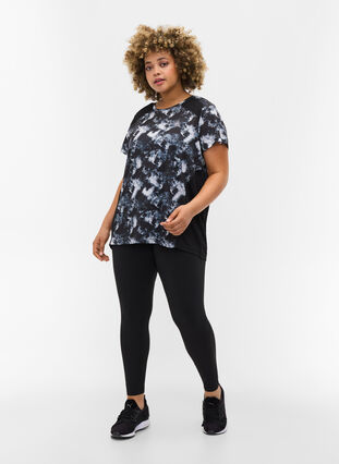 Sports shirt with print and short sleeves, Shadow Print, Model image number 2