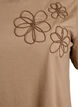 T-shirt with decorative details, Beige, Packshot image number 2