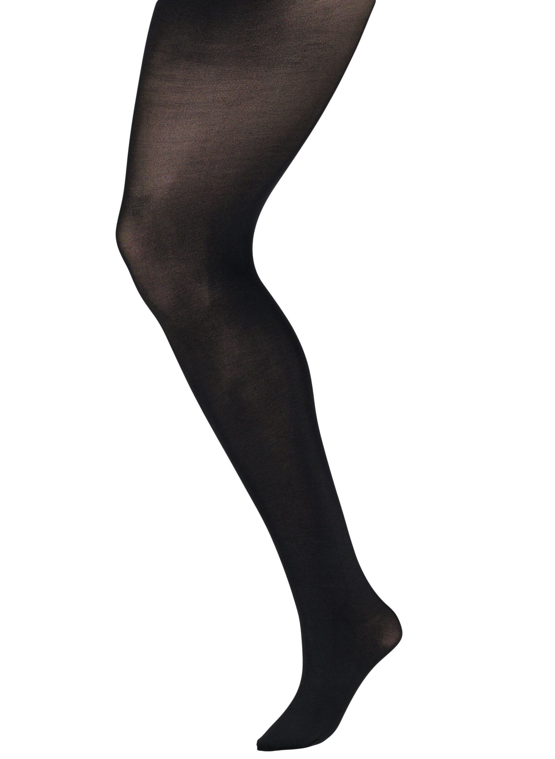 Zizzifashion 100 denier tights, Black, Packshot image number 0