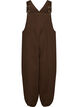 Dungarees with balloon effect and adjustable straps, Brown, Packshot image number 0