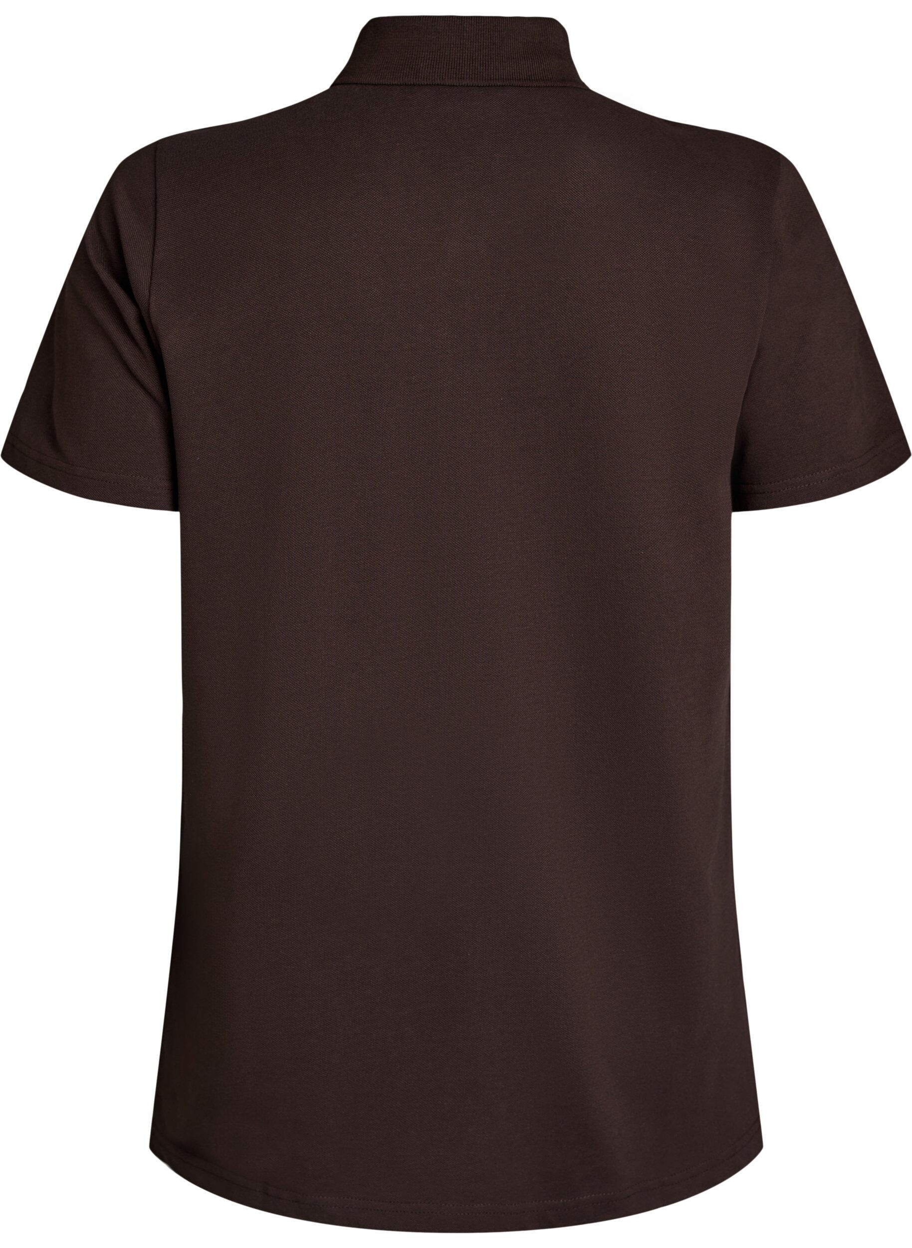 Zizzifashion Polo shirt with short sleeves, Brown, Packshot image number 1
