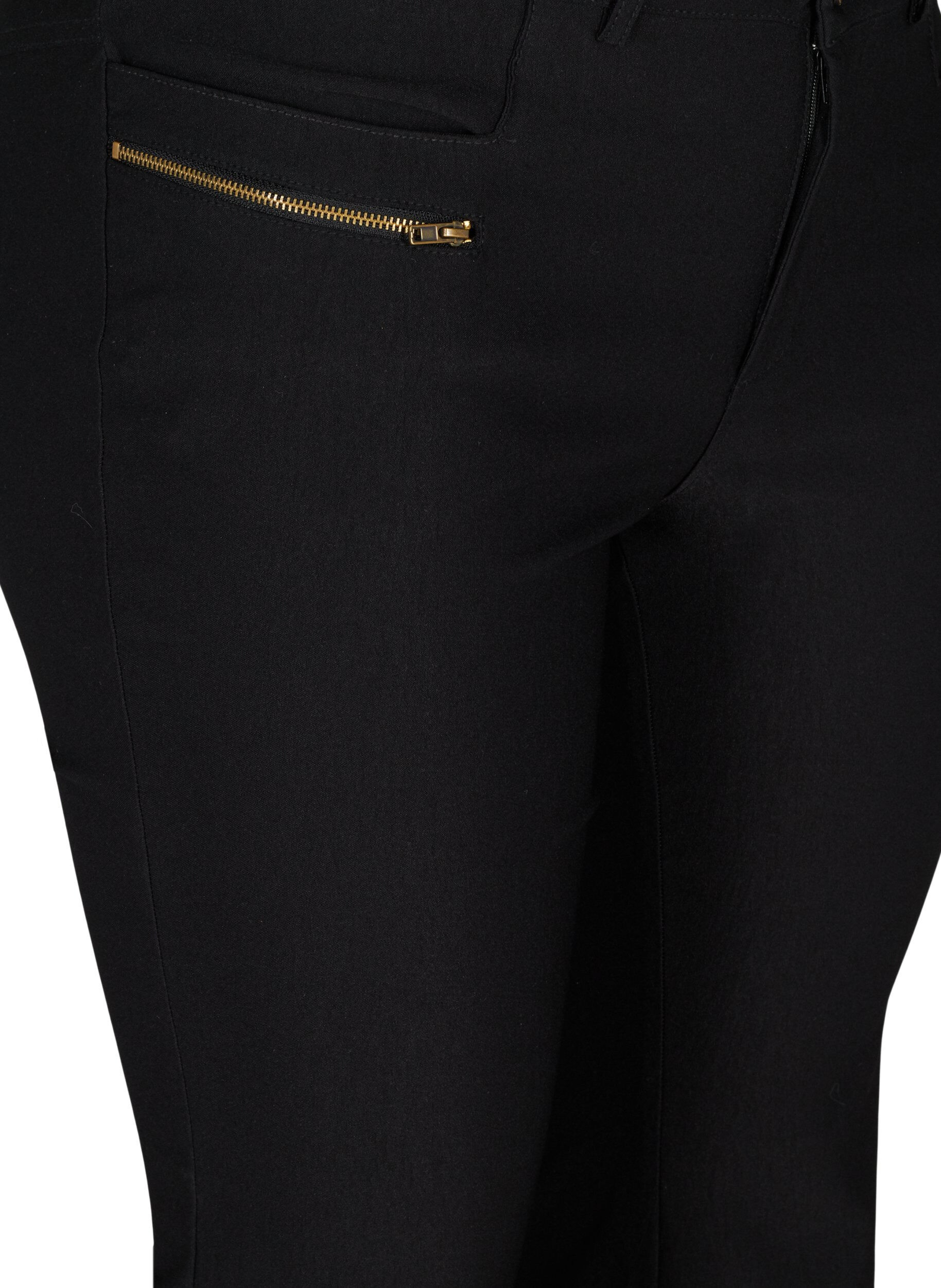 Zizzifashion Bootcut trousers, Black, Packshot image number 2