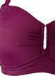 Padded bikini top with ring detail, Purple, Packshot image number 2
