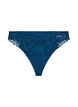 Lace thong, Blue, Packshot image number 0