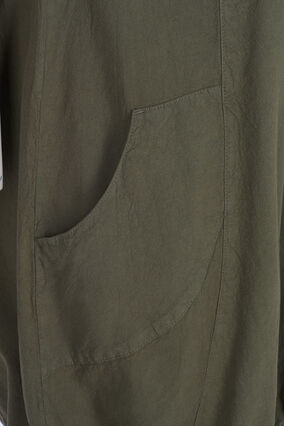 Dress with pockets, Ivy green, Packshot image number 2