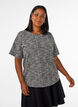 Woven blouse with button detail, Vanilla, Model image number 0