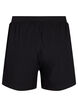 Loose pyjama shorts in cotton blend, Black, Packshot image number 1