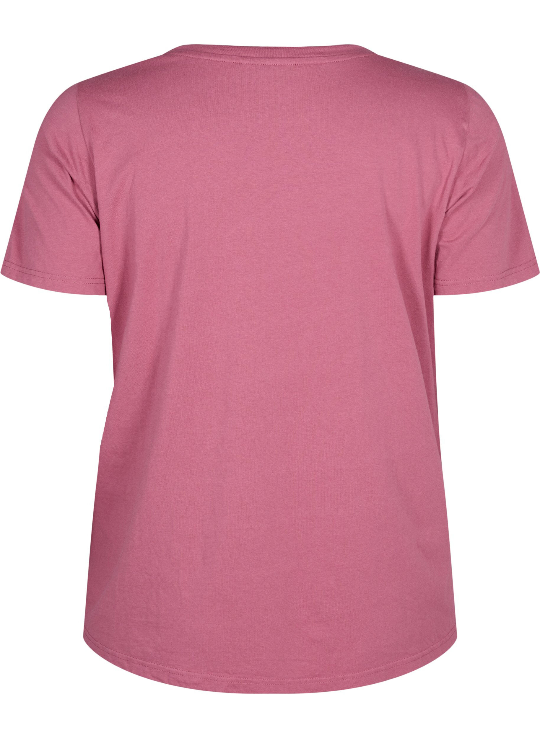 Zizzifashion Cotton T-shirt with text motif, Malaga W. ALASKA, Packshot image number 1