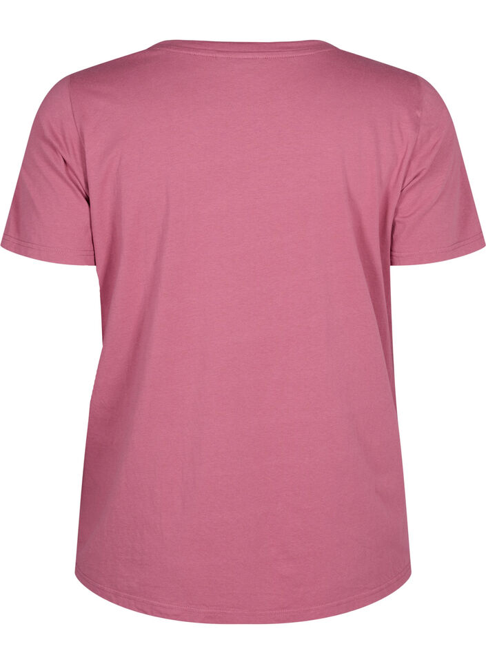 Cotton T-shirt with text motif, Malaga W. ALASKA, Packshot image number 1