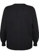 Cardigan with 2-way zip, Black, Packshot image number 1