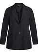 FLASH - Blazer with pockets and slits, Black, Packshot image number 0