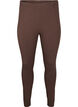 Cotton leggings with lining, Brown, Packshot image number 0